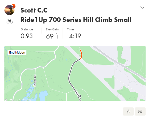 Short Hill Climb Info