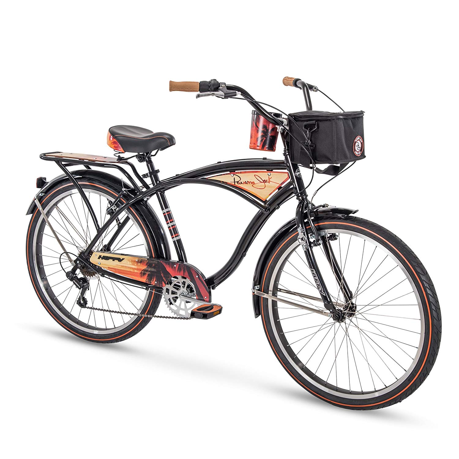 three wheeled bicycle with basket