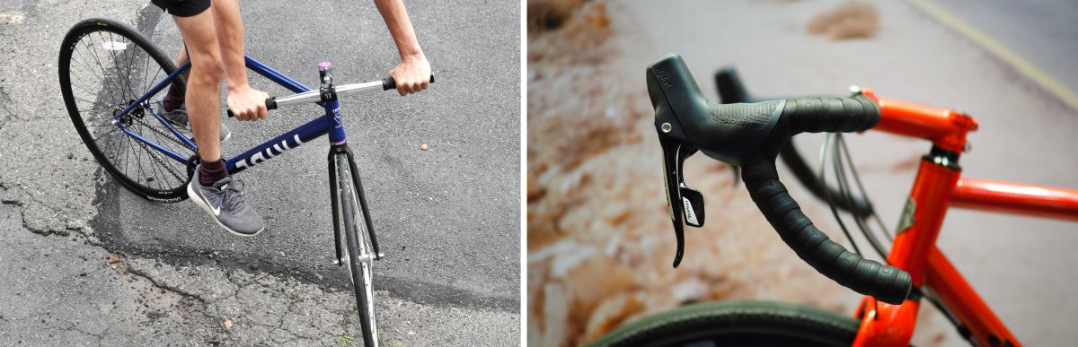 Flat bar sales fixed gear