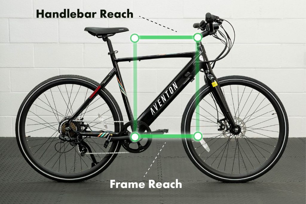 Bike Handlebar Reach and Frame Reach