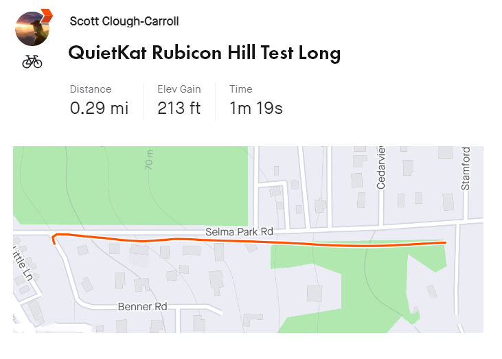 Hill Climb Results Long