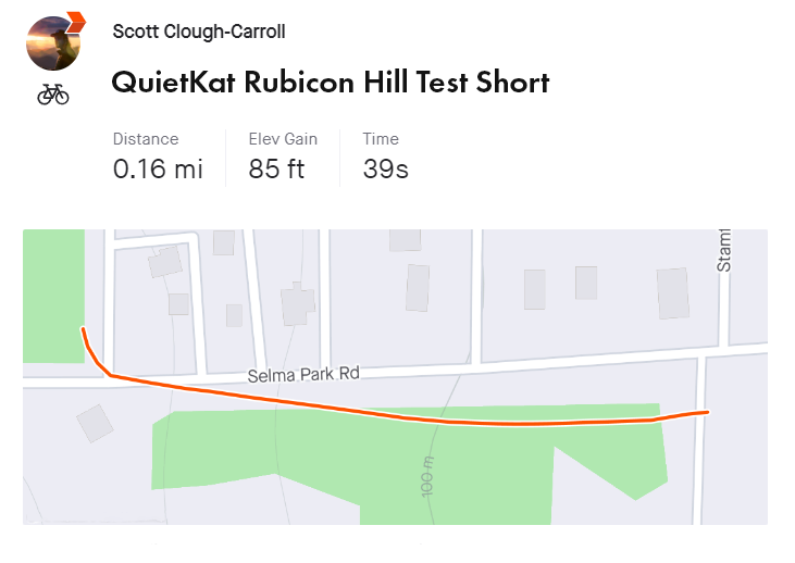 Hill Climb Results Short