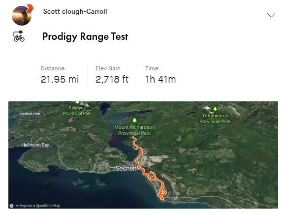 Range Test results