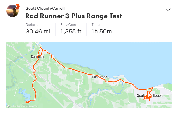 Range Test Rad Runner