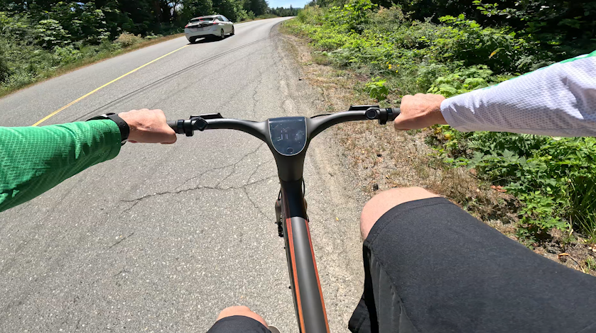 POV Riding Bike