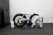 The Jasion Thunder Pro ST arriving mostly assembled in its shipping box