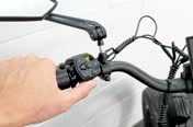 Video: stepping through the assist levels on the handlebar keypad