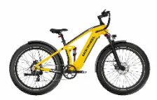 Mokwheel Obsidian full-suspension fat-tire e-bike, side view