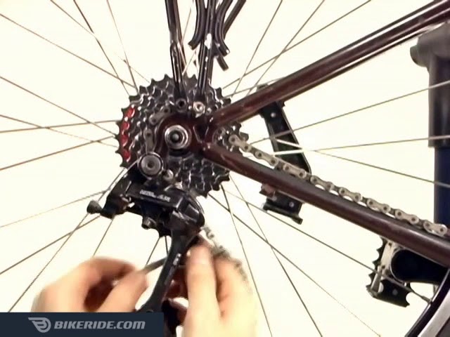 setting up a shimano rear derailleur