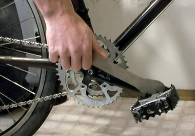 fixing bike pedals